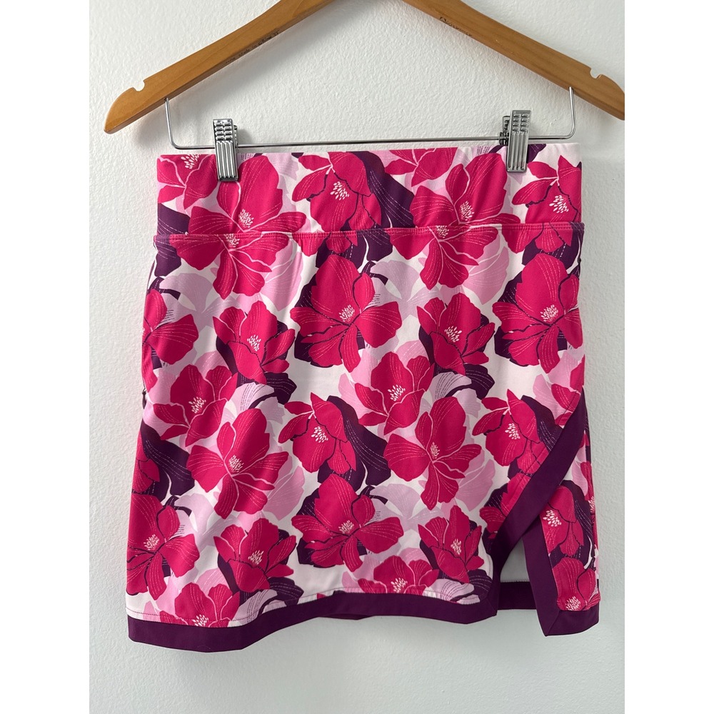 Stella Parker Sport Skort Size 6 Pink Pink Hawaiian Golf Tennis Pickleball